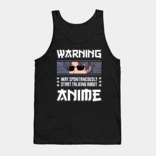 Funny Manga Japanese Humor Anime Boy Tank Top